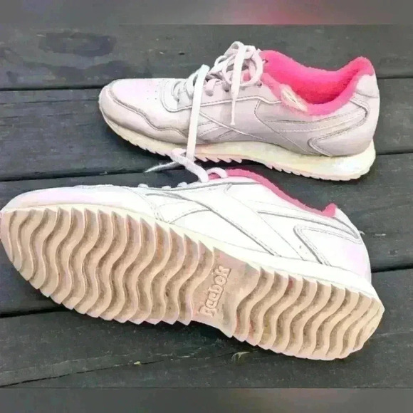 Girls Reebok Sneakers Royal Glide Ripple Rose - size 5 (big Girl) - Picture 5 of 5